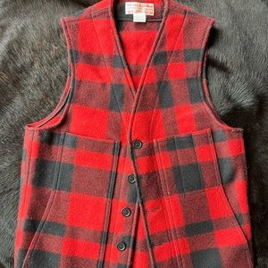 Filson Mackinaw Wool Vest Mens sz 36